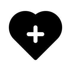 Obraz premium healthcare glyph icon