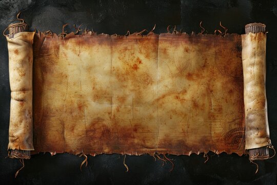 Antique blank paper, exuding the charm of history, beckoning for your words to weave a captivating tale.