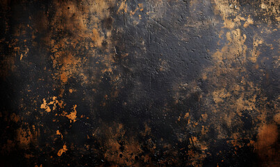 Old grunge copper bronze rustic texture, Generative AI - obrazy, fototapety, plakaty