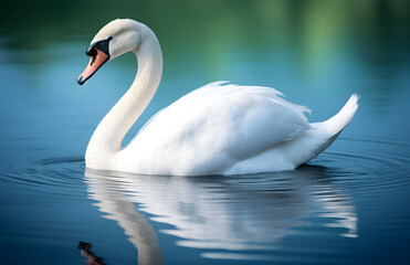 Swan Reflections