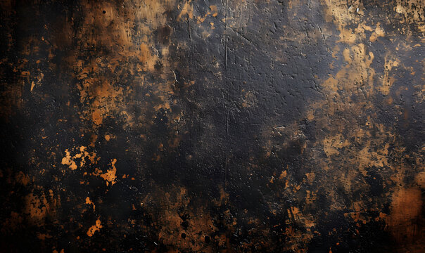 Old grunge copper bronze rustic texture, Generative AI - Powered by Adobe