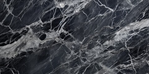 High resolution black marble texture background for digital wall tiles design and floor tiles, dark grey granite ceramic tile for interior-exterior.