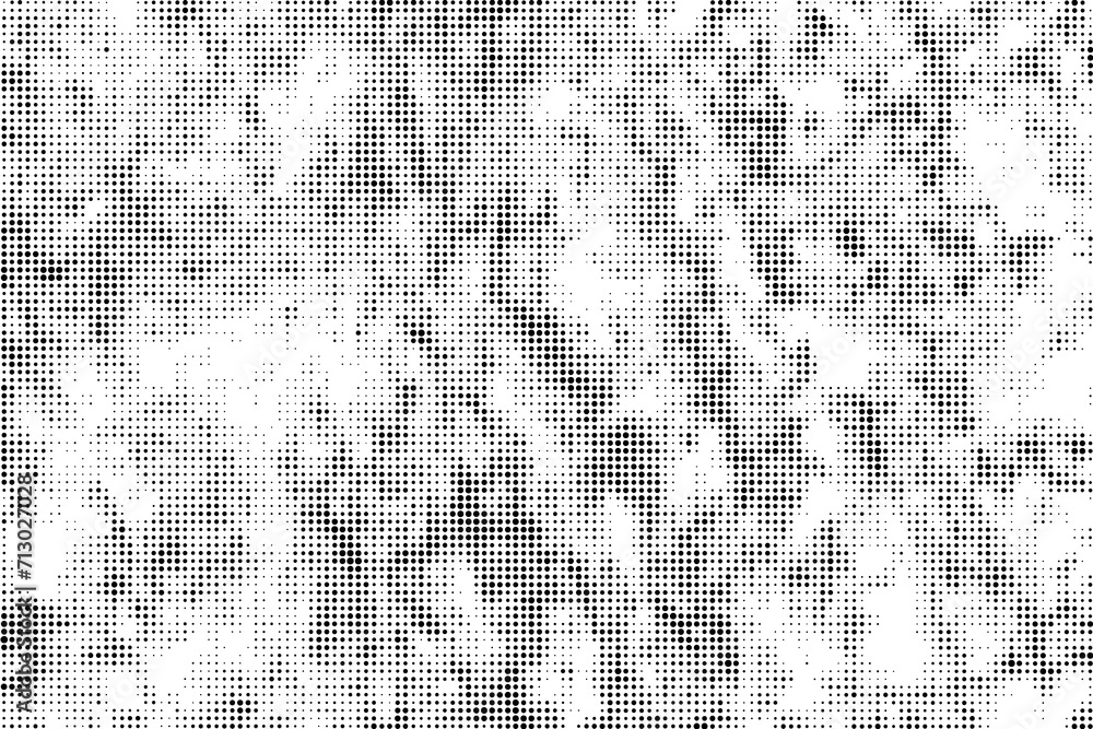 Poster vector blach dots pattern. abstract halftone texture on white background.