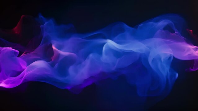 Eerie and surreal, this light painting showcases the unique effects of combining smoke and light to create a stunningly abstract image.