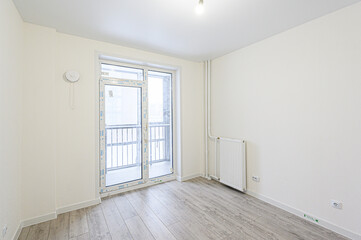 standard room interior apartment. view kind of decor home decoration in hostel house for sale. empty room renovated