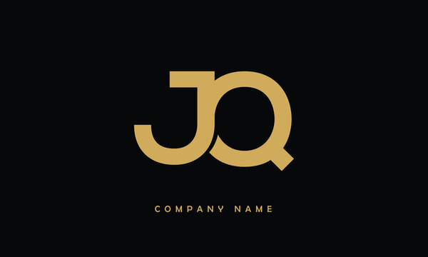 JQ, QJ, J, Q Abstract Letters Logo Monogram