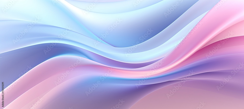 Poster soft and serene abstract background pattern with light folds in calm pastel color tones