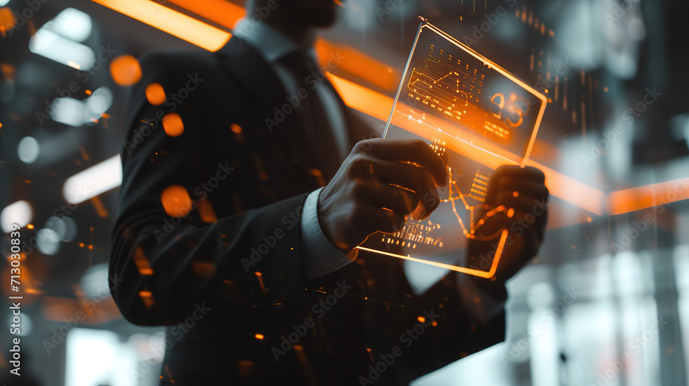 Aufkleber futuristic data analysis and visualization collection with professional touch – modern technology, g
