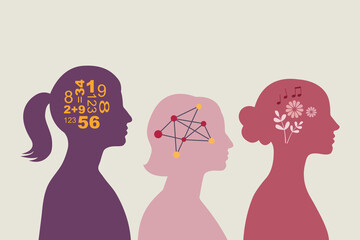 Autism in women, neurodiversity, ADHD, female brain.