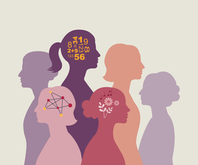 Neurodiversity in women, autism, ADHD, female brain