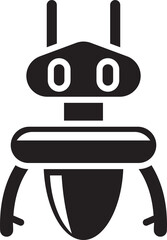 Robot Glyph Icon

