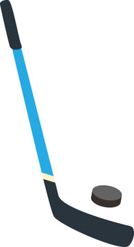 recommend clip art: ice hockey stick and rubber puck