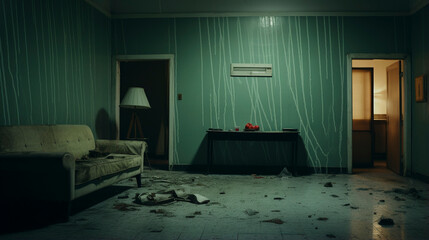 Forest of Fear: A Remote Location Hides a Dark and Eerie Crime Scene, Generative AI