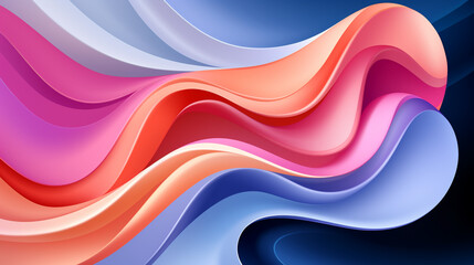 abstract colorful glowing wavy perspective with fractals and curves background 16:9 widescreen wallpapers