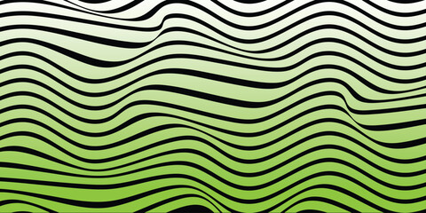 Abstract curved wavy lines pattern vector illustration.