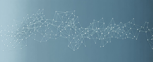 Connect link background. global network technology concept. Network nodes plexus banner. Future perspective backdrop. Circle nodes and line elements