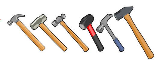 hammer vector images