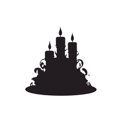 candle silhouette, candle png, candle svg, candle illustration, candle vector, candle, christmas, flame, decoration, fire, holiday, light, celebration, candles, wax, burning, candlelight, tree