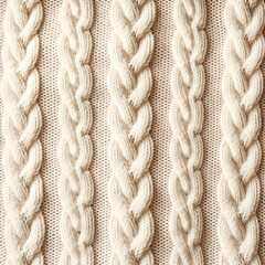 Woolen knitted fabric as background, closeup of photo