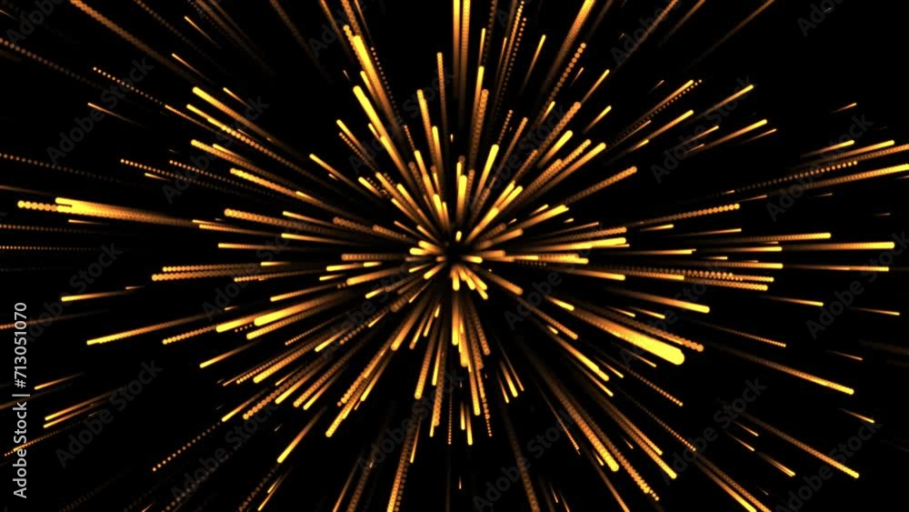 Poster abstract elegant luxury background with explosion of gold dust particles. flying sparkling and shiny