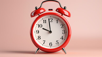 Retro Red Alarm Clock
