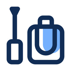 nail polish filled line icon