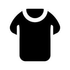 t shirt glyph icon