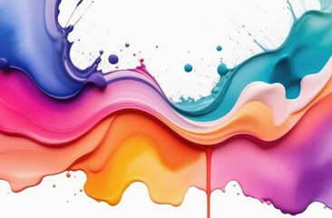 Obraz premium abstract background with splashes. Watercolor, light colors melt, flow and expand, colorful abstract background,