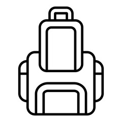 Fototapeta premium Life Saver Kit line icon