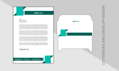 Unique letterhead and envelop design