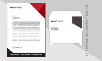 Unique and modern letterhead design