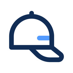 cap outline color icon