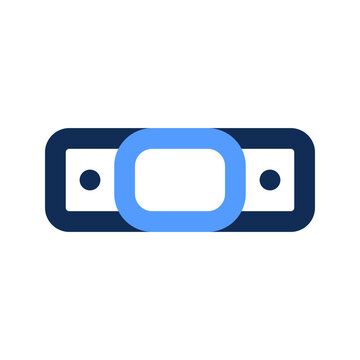 recommend clip art: belt outline color icon