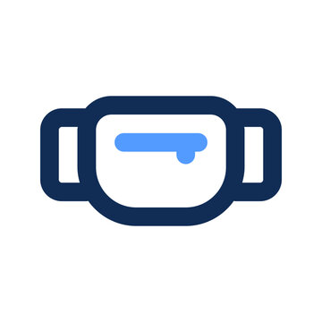 recommend clip art: fanny pack outline color icon