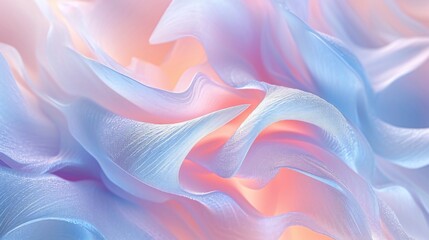 Obraz premium Tulip petals covered in a soft snowy layer, gracefully moving in a wavy dance of winter.