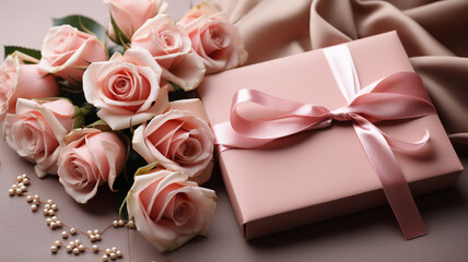 Rose flower in valentine day