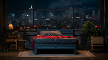 living room with sofa high definition photographic creative image