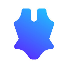 swimsuit gradient fill icon