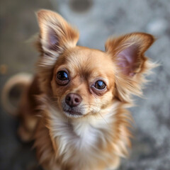 Portrait of a cute Chihuahua dog breed