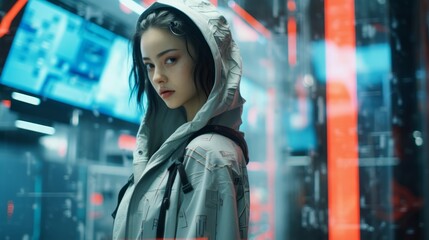 Fototapeta premium Future Tech Enthusiast