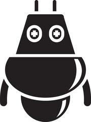 Humanoid Robot Icon
