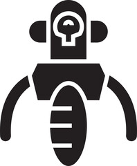 Humanoid Robot Icon

