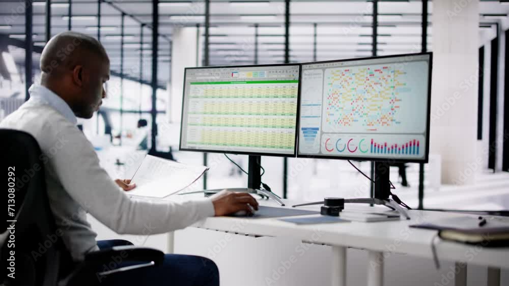 Aufkleber financial business analytics data dashboard