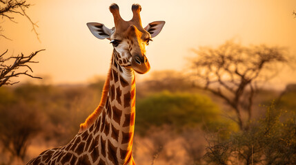 Giraffe within Kruger National Park