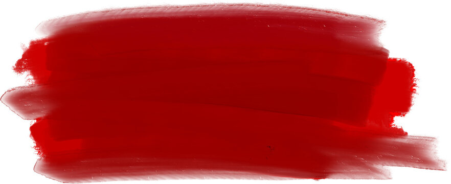 realistic red paint strokes