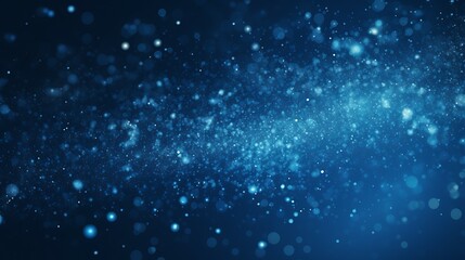 many blue particles on a blue background