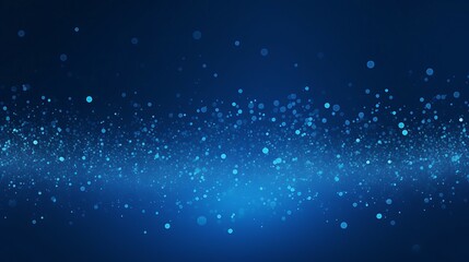 Obraz premium many blue particles on a blue background