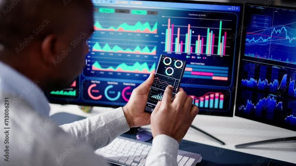 Aufkleber kpi business analytics data dashboard