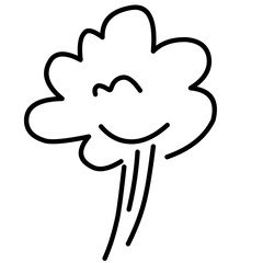 doodle poof smoke effect