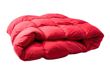 High-Definition Exhibit of Canadian Goose Down Comforter on White or PNG Transparent Background.